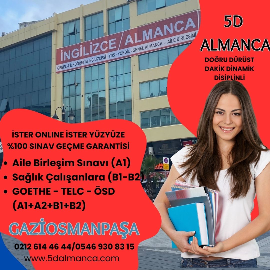 ÇOCUKLAR İÇİN ALMANCA KURSU GAZİOSMANPAŞA